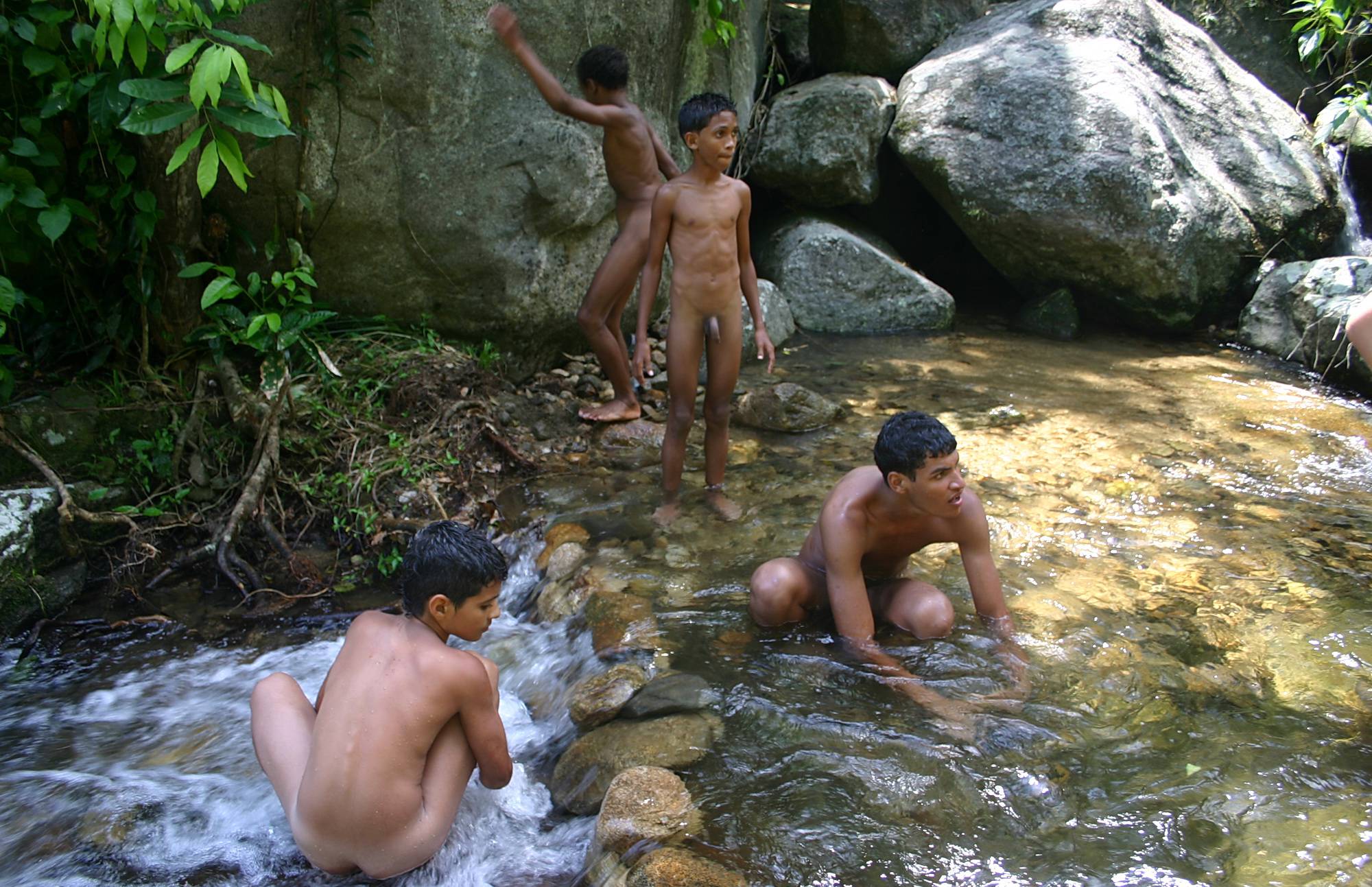 Pure Nudism Photos-Brazilian Cliff-Slide - 1