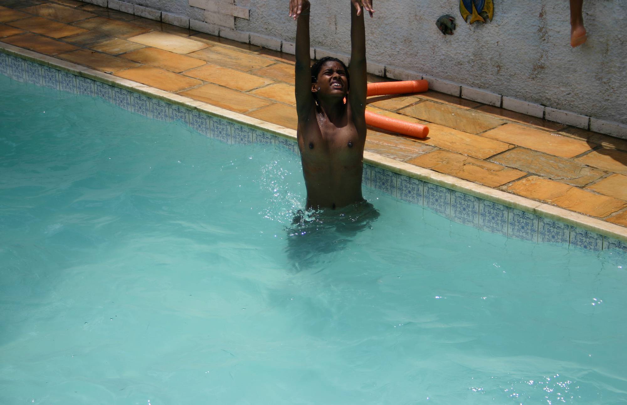 Purenudism Photos-Brazilian Near Pool Profile - 1