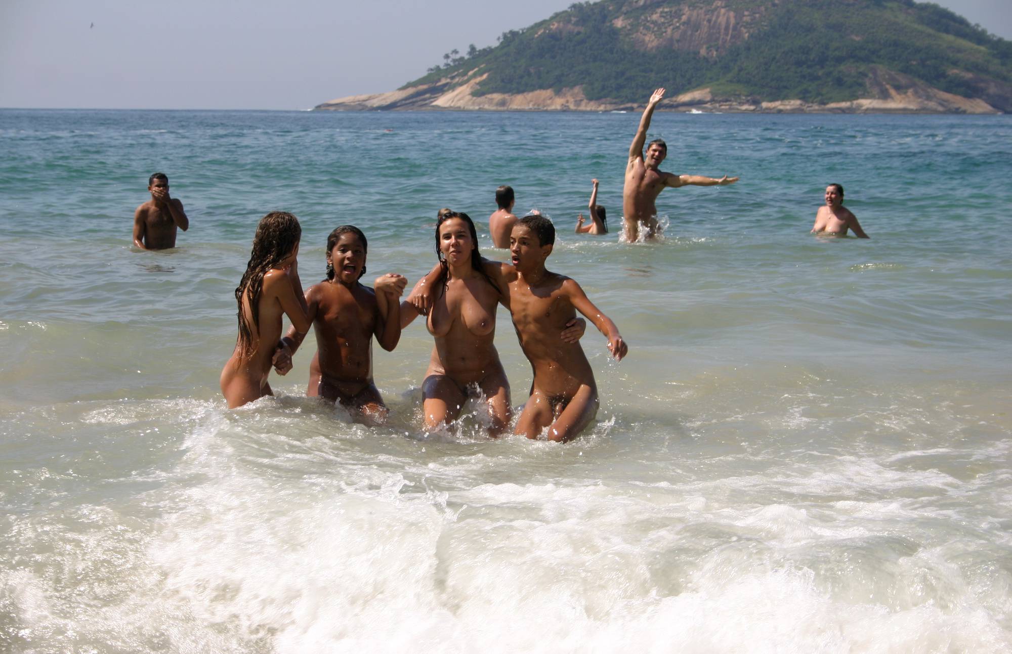 Purenudism Images-Brazilian Water Splashing - 2