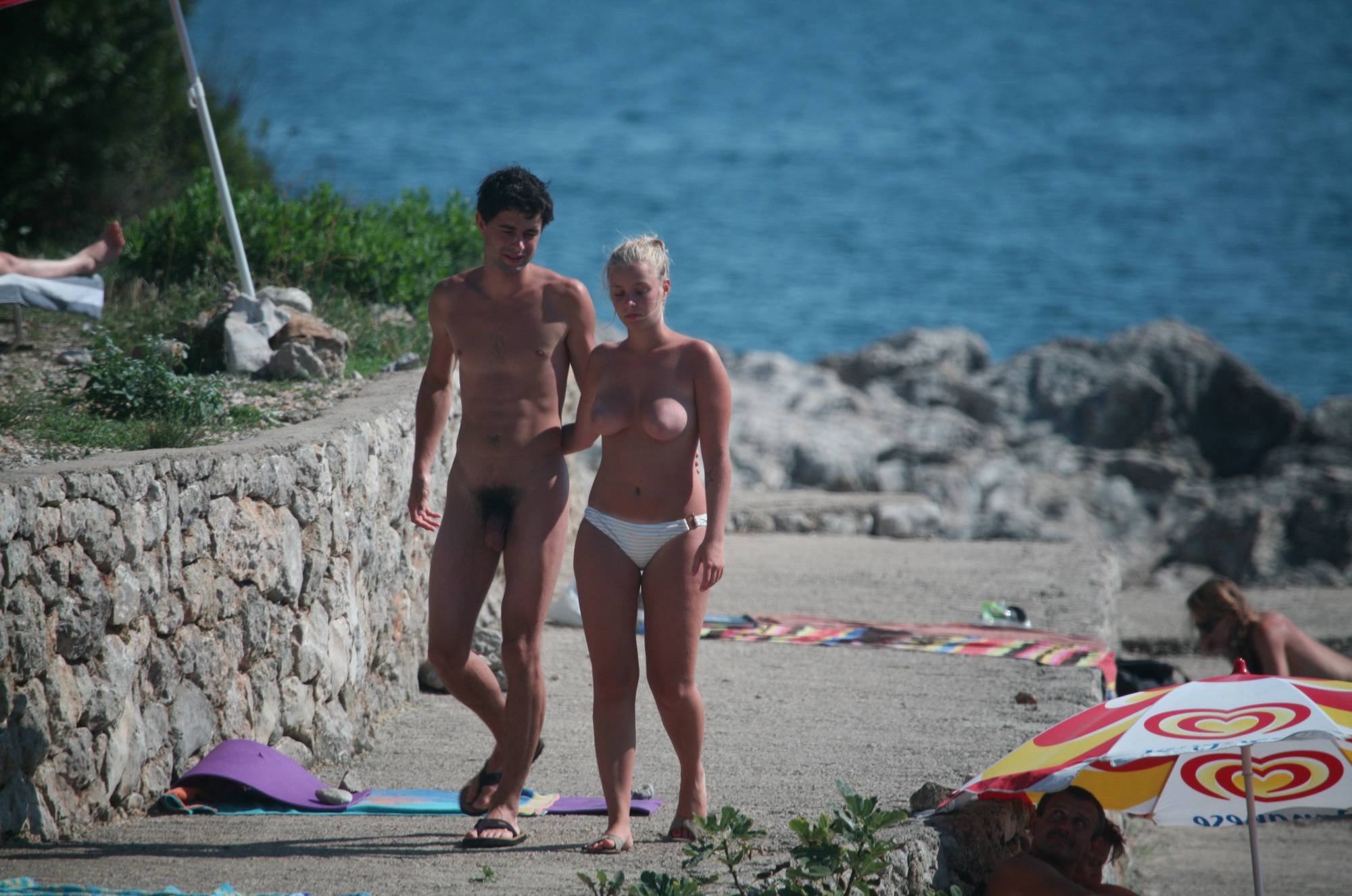 Crete Couple's Beach Walk - 3