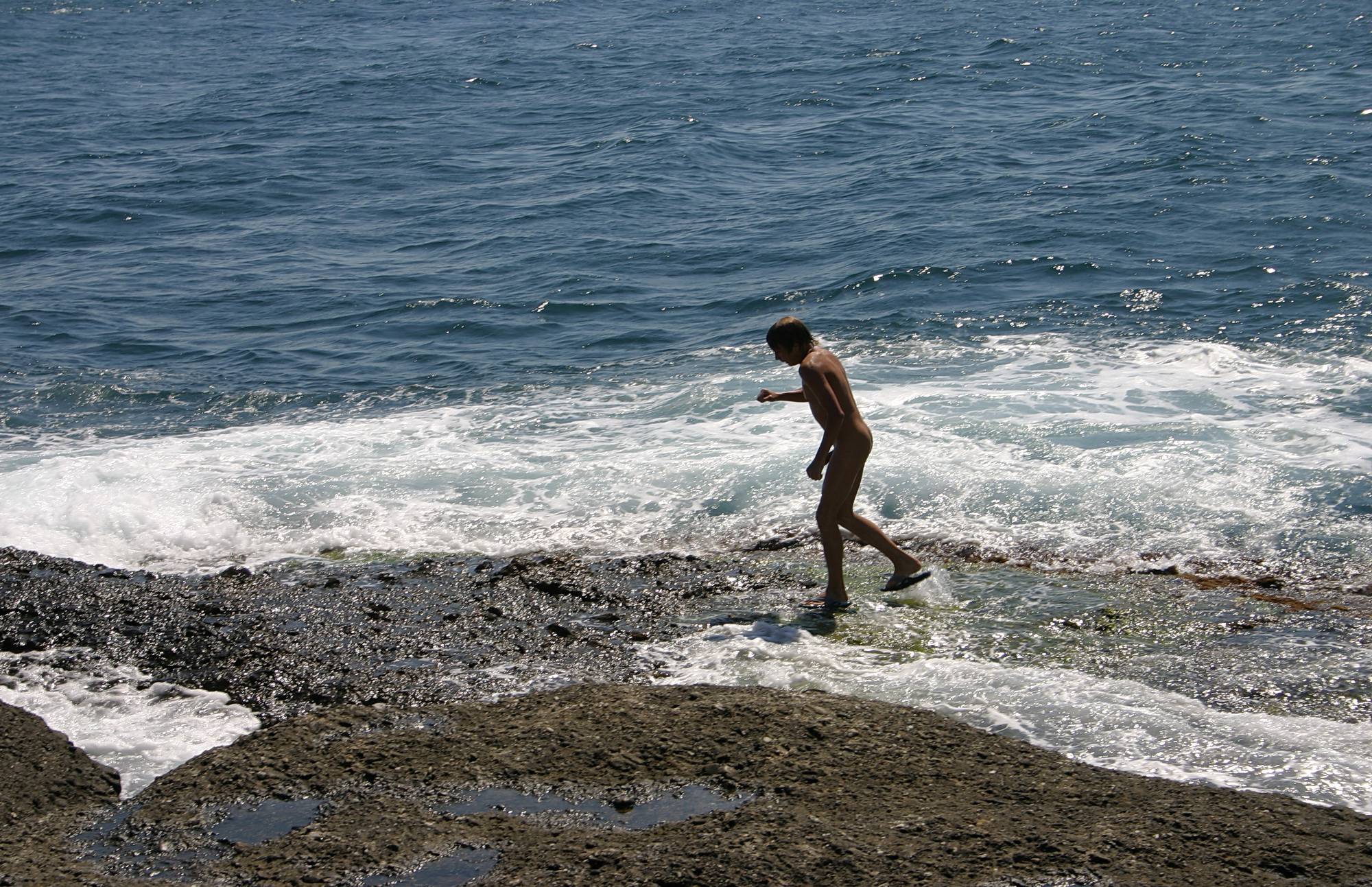Pure Nudism-Leaning Against Hit Rocks - 3
