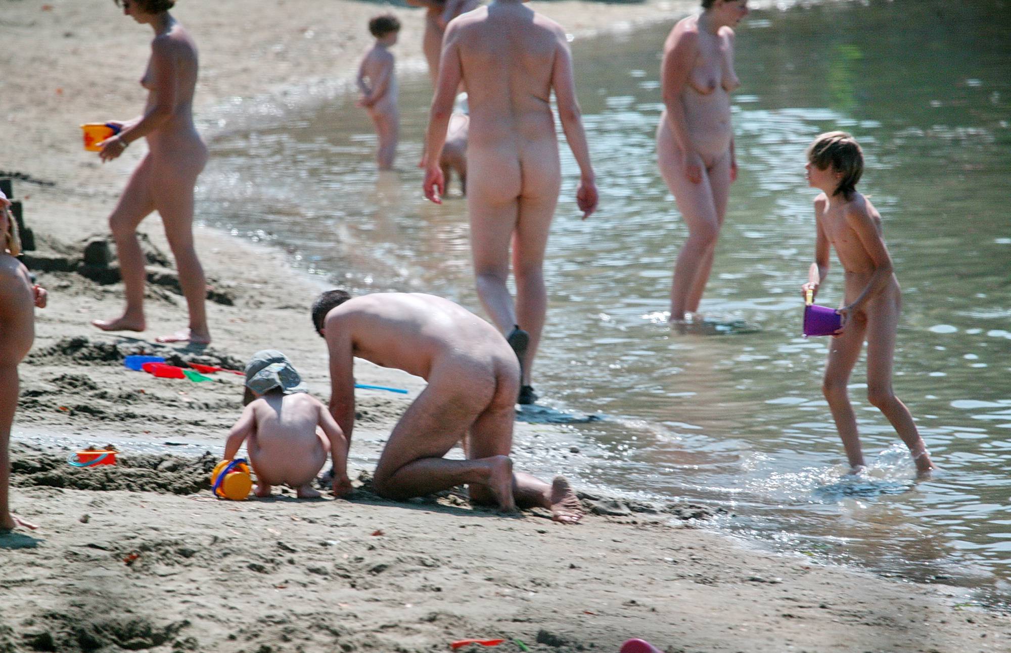 Pure Nudism Photos-Naturist Shore Relaxation - 1