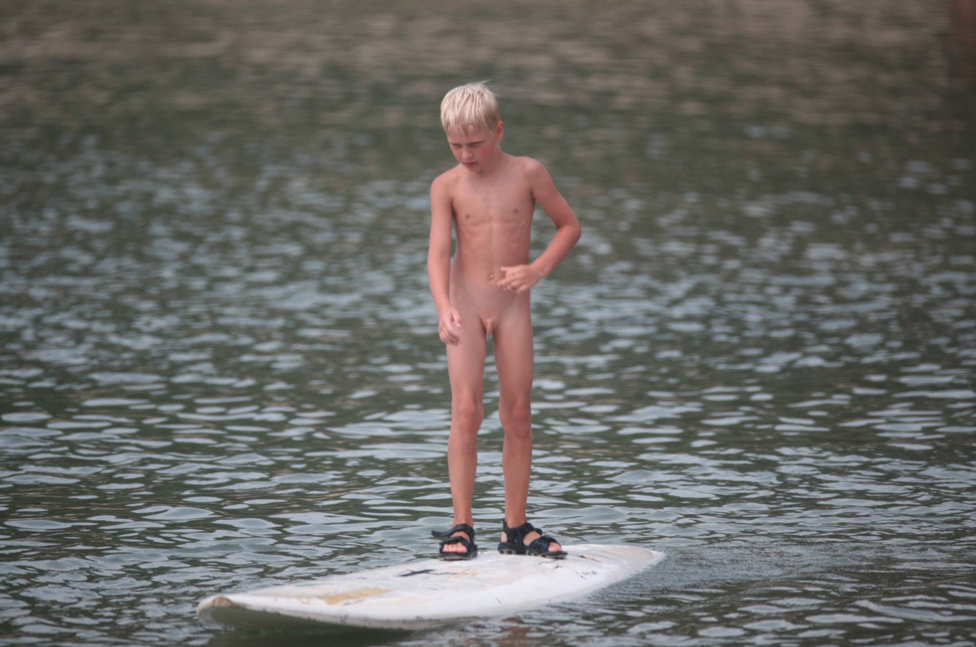 Naturist White Boy Surfer - 3