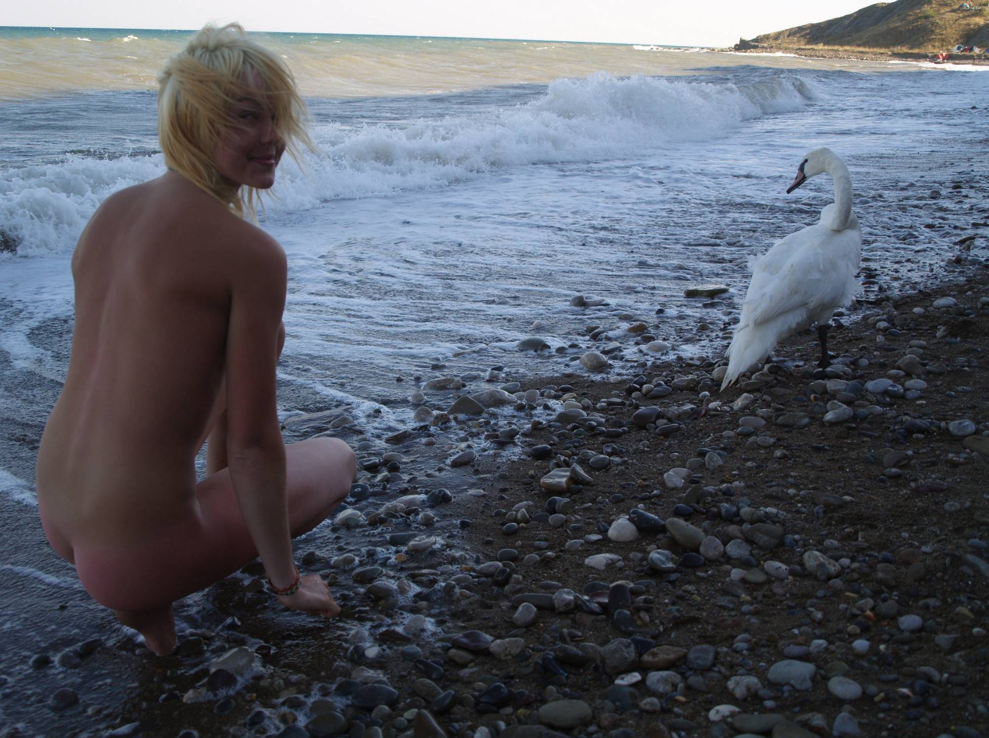 Pure Nudism Photos-Nude Ocean Swan Beauty - 3