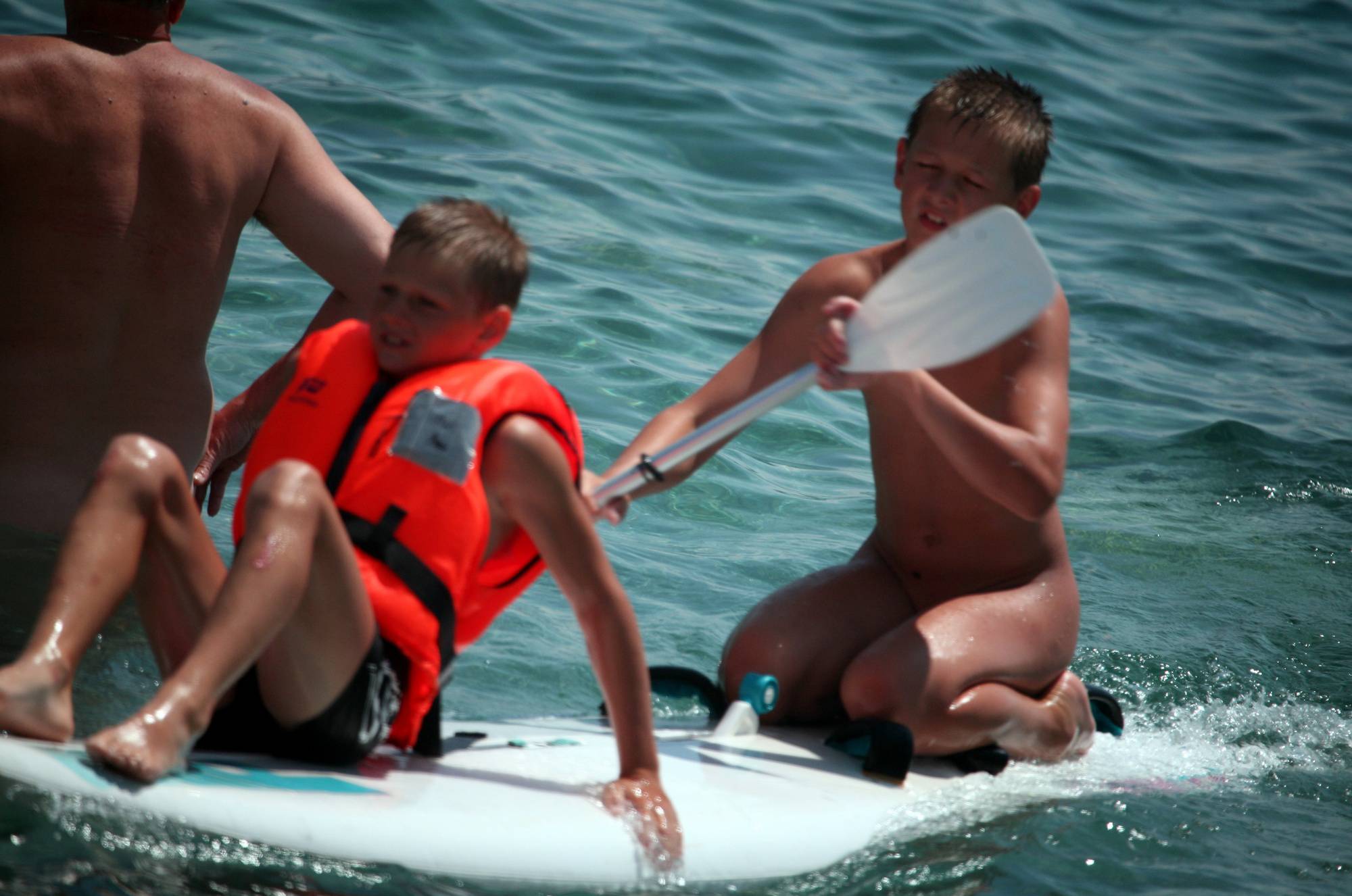 Purenudism Images-Nudist Beach Boy Surfing - 2