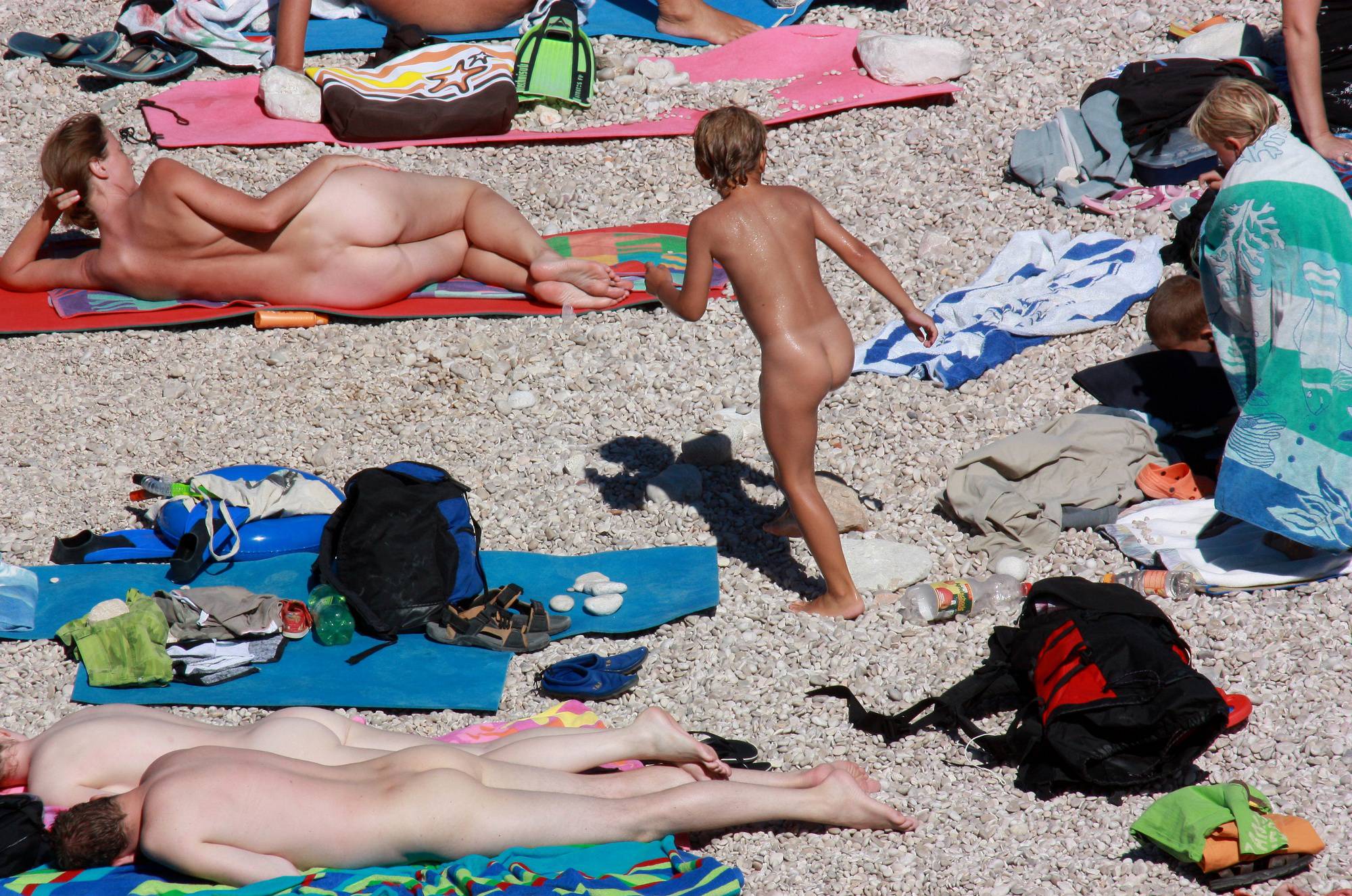 Nudist Family Beach Look - 3