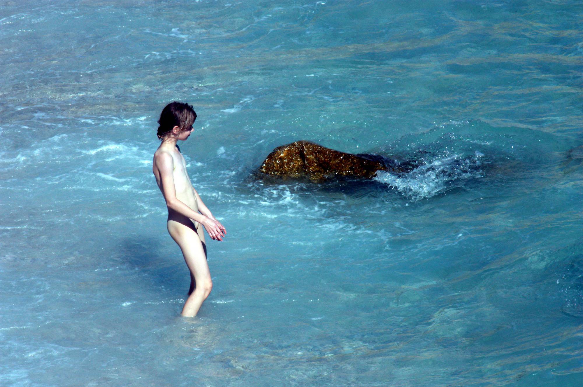 Pure Nudism-Family Beach Water Entry - 2