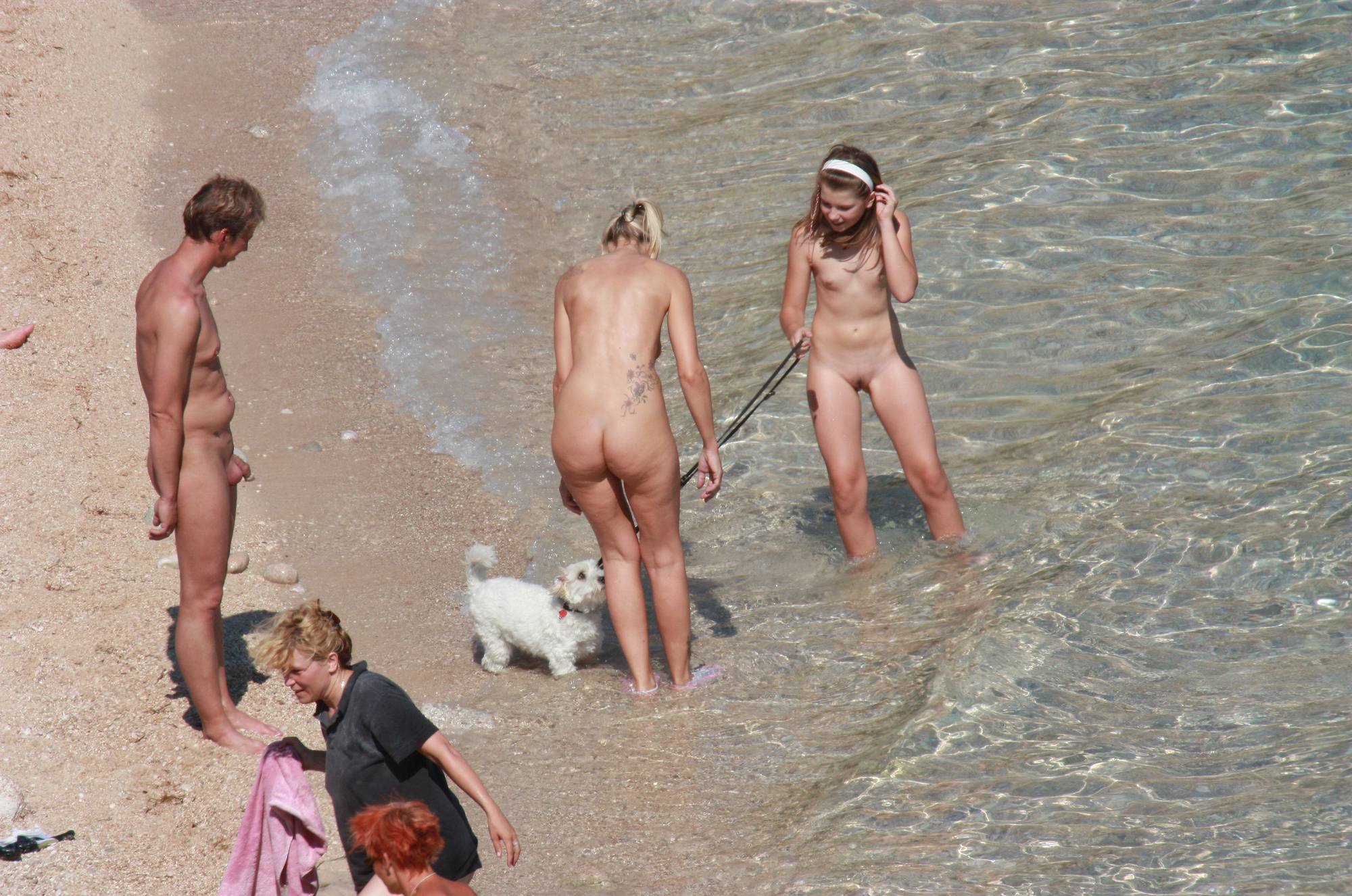 Pure Nudism Photos-Nudist Beach Family Dog - 3