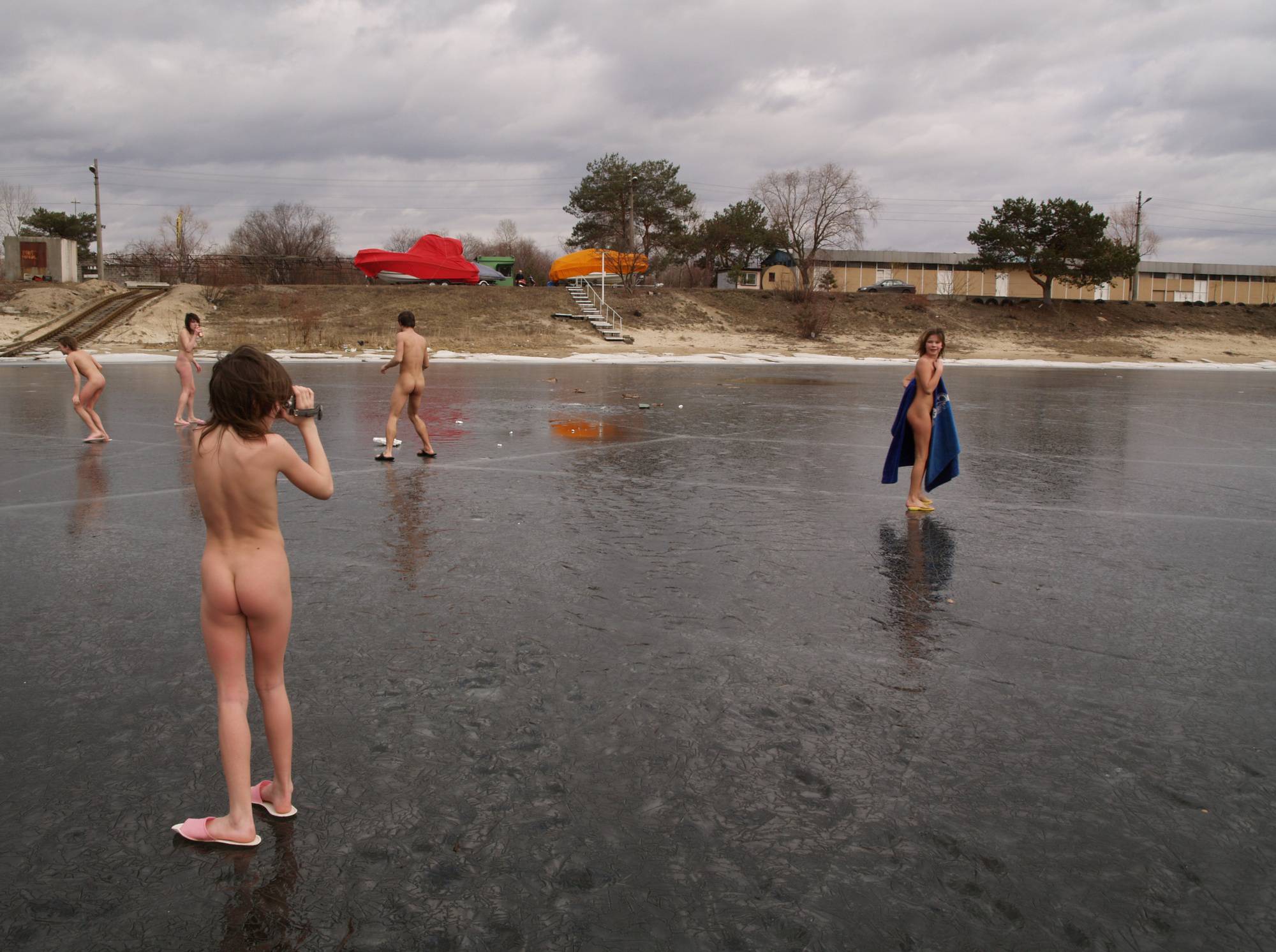 Purenudism Photos-Valentine Nude Ice Jumper - 2