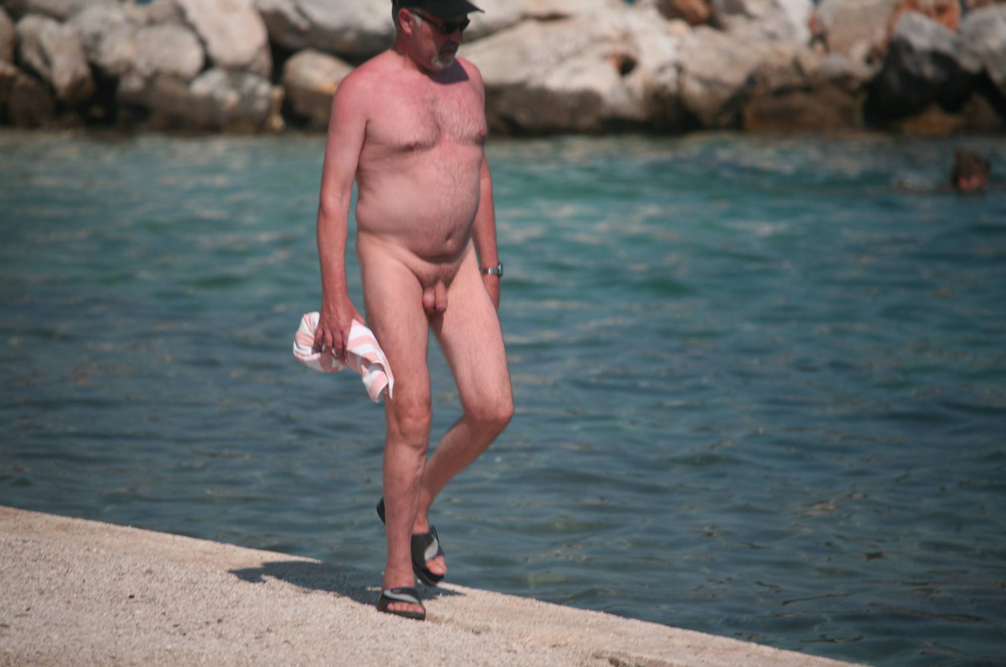Pure Nudism Images-Nudist Beach Pedestrians - 2