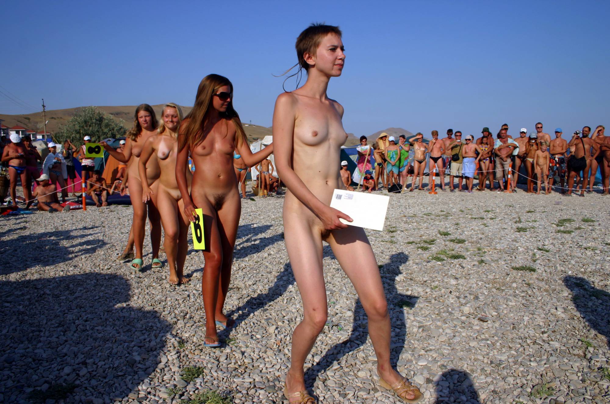 Pure Nudism Gallery-Confident Pageant Walks - 2