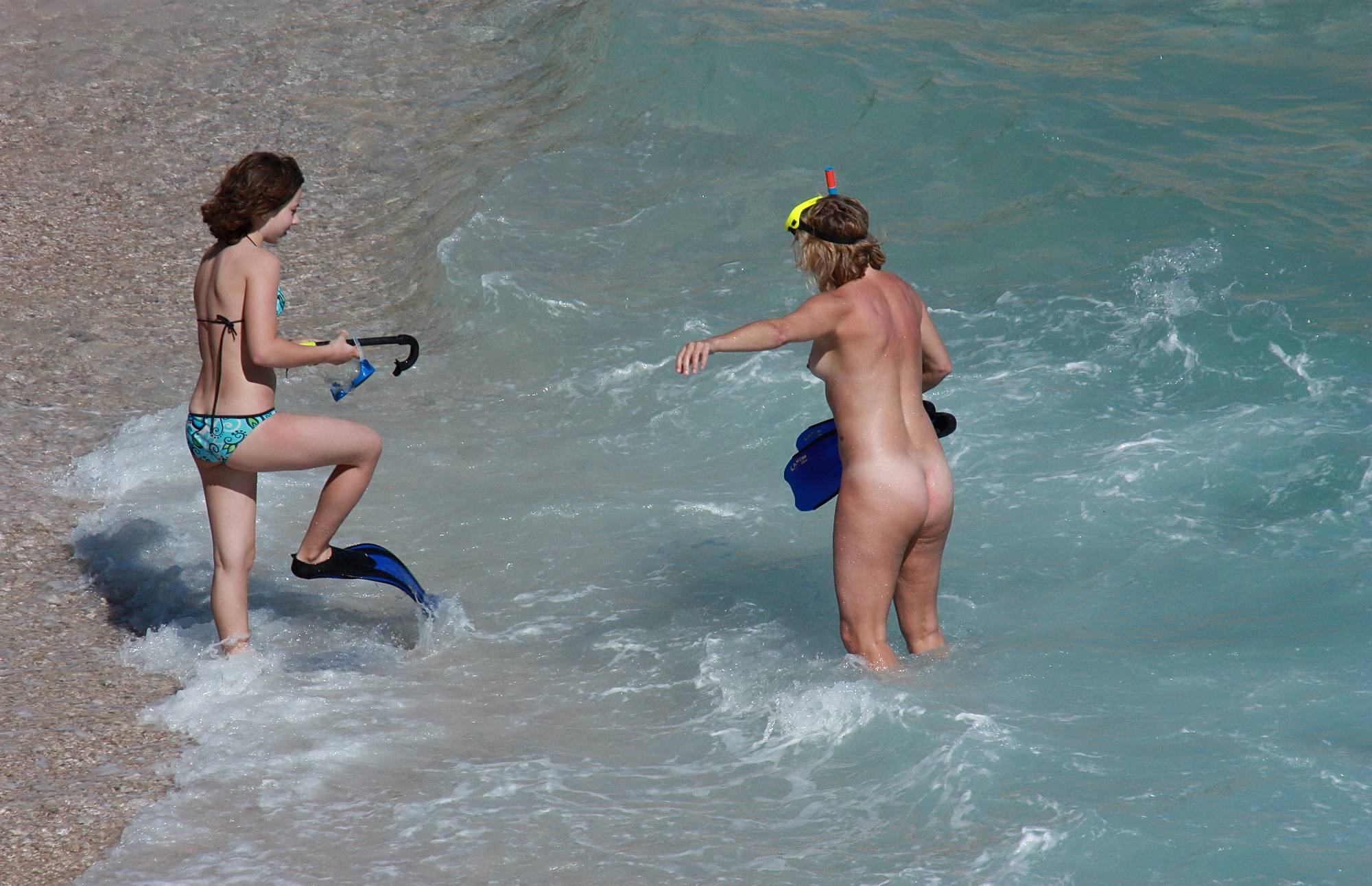 Pure Nudism Pics-Snorkeling For Treasures - 3