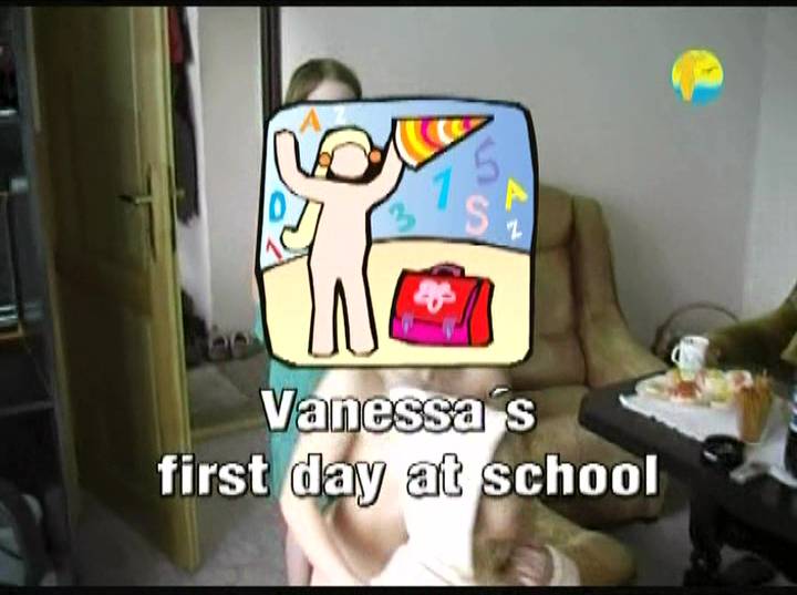 Vanessa's first day at school - Poster