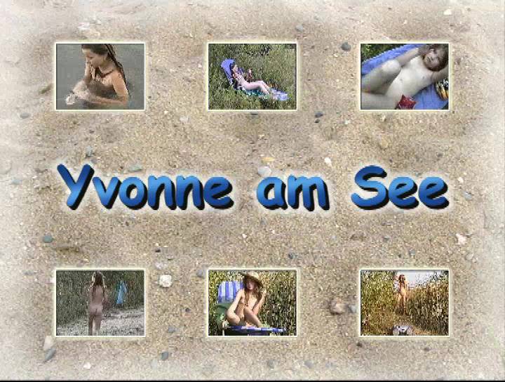 Naturistin-Yvonne am See - Poster